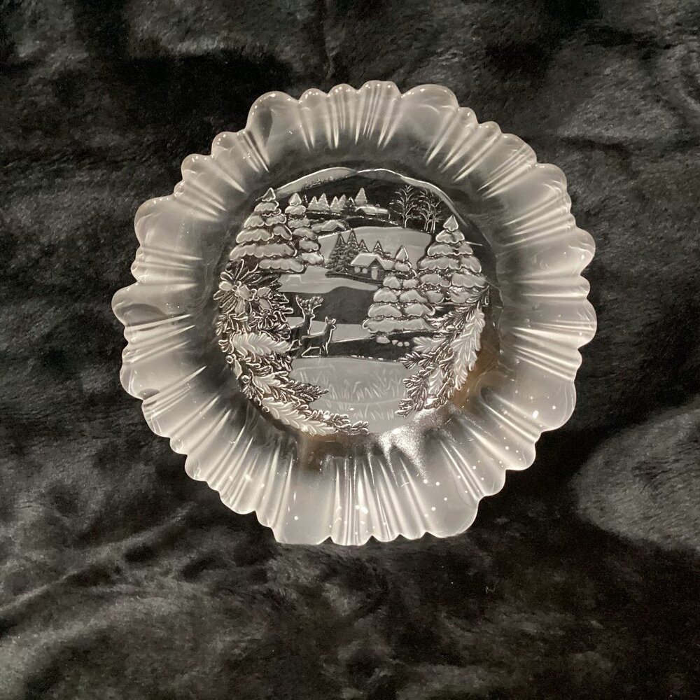 Holiday Crystal Bowl